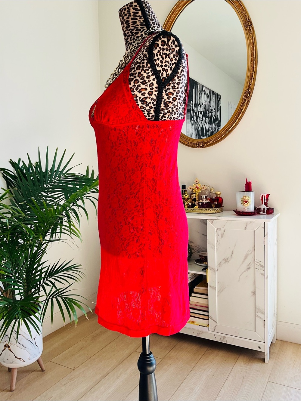 Floral Red Lingerie - Picture 7 of 8